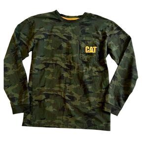 CAT CAMO long sleeve T-shirt size S